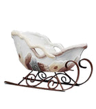 Sterling - Dolomite & Tin - White Sleigh - 6"