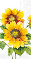Boston International - Paper Guest Towel 16 Count - Colourful Sunflowers