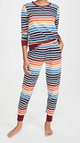 BedHead - L/S Pullover Crew & Jogger PJ Set - On The Horizon - Small