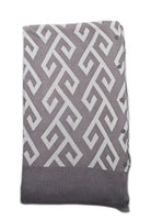 Scene Weaver - Papillion Scarf - Grey & White T Squares