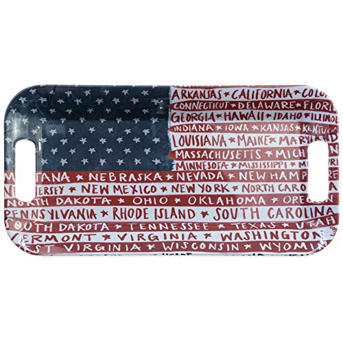 Boston International - Melamine Serving Tray - One Flag One Nation
