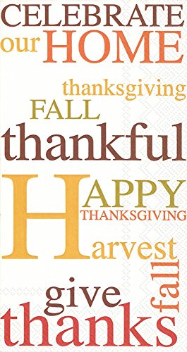 Boston International - Paper Guest Towel 16 Count - Celebrate our Home