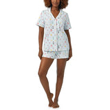 BedHead - Classic S/S Stretch Jersey Shorty PJ Set - Wedding Party - Small
