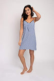 Pretty You London - EcoVero - Chemise Nightdress - Blue - Size 12-14