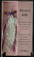 Encore - An Angel's Touch - Inspirational Gift - Feather Charm - February