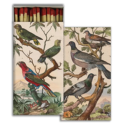 HomArt - Match Box Set of 2 - Pigeons & Parakeets