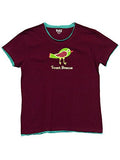 Lazy One - Women's PJ Tee - "Tweet Dreams" - Small