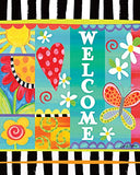 Studio M - 20" Art Pole - Folk Garden