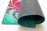 Olivia's Home - 32" x 22" Accent Rug - Red Crab Tapestry