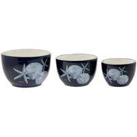Boston International - Nesting Prep Bowls 3 Sizes - Dark Sea
