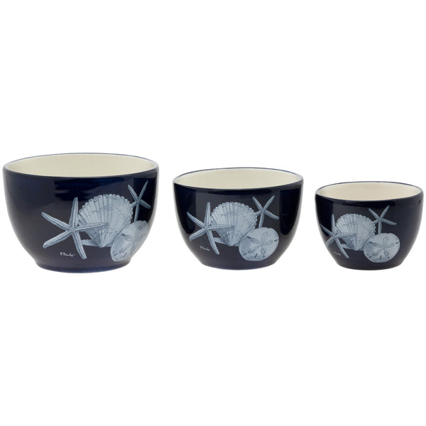 Boston International - Nesting Prep Bowls 3 Sizes - Dark Sea