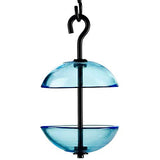 Couronne - Mosaic Birds Double Hanging Poppy Feeder - Aqua