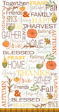 Boston International - Paper Guest Towel 16 Count - Fall Words