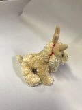 Ganz - Christmas Soft Spots - Yellow Dog Reindeer 5" Beanbag Plush - Rare