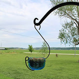 GC - Backyard Essentials - Glass Hummingbird Treat Feeder - (Blue)