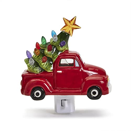 Two's Company - Nightlight - RedTruck w/ Christmas Tree