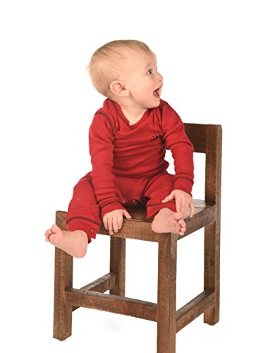 Lazy One - Infant Flapjack one piece - "Bear Bottom" - Red - 12M