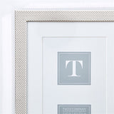 two's company - 4x6 madison frame - silver dotted