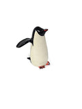 PotTerre Raku Penguin - 4.25" Flying Front - White Finish