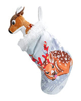 Wild Republic - Stuffed Plush Holiday Stockings -Fawn