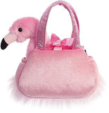 Aurora - Shimmers Fancy Pals - Pet Carrier - Flamingo - 7"