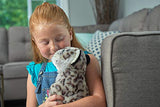 Wild Republic Snow Leopard Cub, Cuddlekins, Stuffed Animal, 12 inches, Gift for Kids, Plush Toy, Fill is Spun Recycled Water Bottles