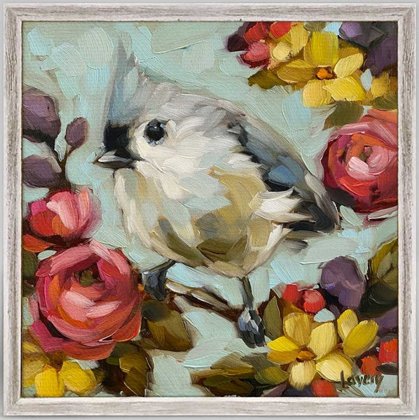 GreenBox - Framed Canvas 6" x 6" - Bright Days