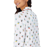 BedHead - Stretch Long Sleeve Pajama Set - Polka Dogs - X Large