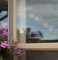 GC - Window Alert - Window Strike Deterrent - 8 Decals -  Aspen Leaf