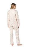 BedHead - Classic Long Sleeve Pajama Set - Golden Pineapple - XSmall