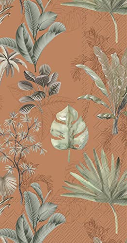 Boston International - Paper Guest Towel 16 Count - Happy Leaves