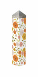 Studio M Sassy Flowers Art Pole Outdoor Decorative Garden Post, Made in USA, 20 Inches Tall