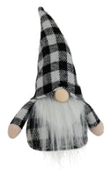 Boston International - Black & White Plaid Gnome - Benton