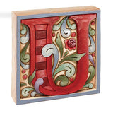 JIM SHORE MONOGRAM 'U'