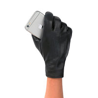 Glove.ly - Ladies Touchscreen Gloves - Leather - Brown - Small