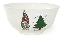 Boston International - Ceramic Bowl 5 3/4" Dia. x 3" H - Gnome Gathering