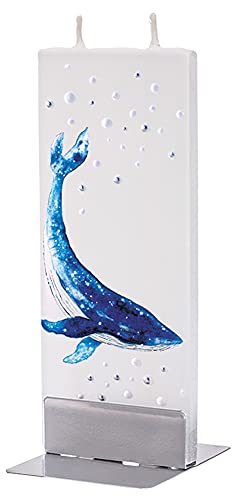 Flatyz - Twin Wick Flat Candle - Diving Humpback Whale
