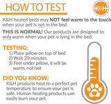 K&H Pet Products - Lectro-Soft™ Heated Pet Bed w/ Cover Size: Small 14"x18"