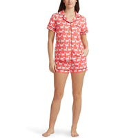 BedHead - Stretch Short Sleeve Shorty PJ Set - On the Catwalk - XSmall