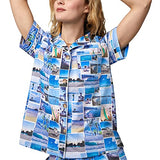 BedHead - Classic Cotton Shorty PJ Set - Beach Day - Large