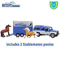 Breyer - Land Rover & Tag-a-Long Trailer w/ Horses Playset