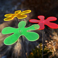 Cazador-del-sol - 8" Suncatcher Set of 3 - Lotta Flower - Mixed Colors