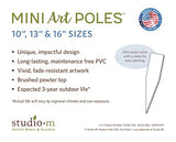 Studio M - 13" Mini Art Pole - Lessons from My Dog