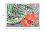 Olivia's Home - 32" x 22" Accent Rug - Hibiscus Art