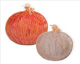 Boston International - Autumn Days Pumpkin Plates - Set of 2