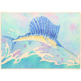 Olivia's Home - 32" x 22" Accent Rug - Splashing Sailfish