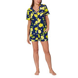 Bedhead PJs Short Sleeve Shorty Set Lemons SM (US 4-6)