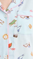 BedHead - S/S Shorty Stretch Jersey PJ Set - Beach Day - Medium