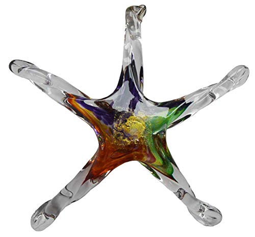 Luke Adams - Suncatcher - Large Twisted Star - Violet