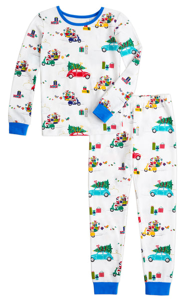 BedHead - Kids Long Sleeve Jersey PJ Set - Holiday Rush - 2T